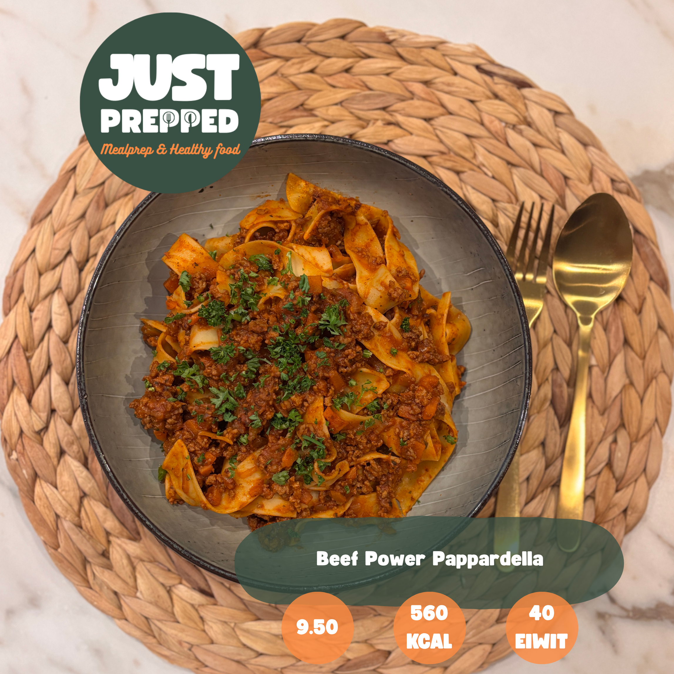 Beef Power Pappardelle