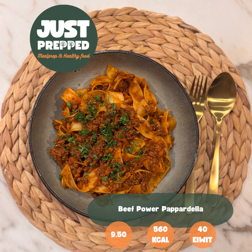 Beef Power Pappardelle