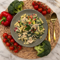 Creamy Garlic Salmon Pasta