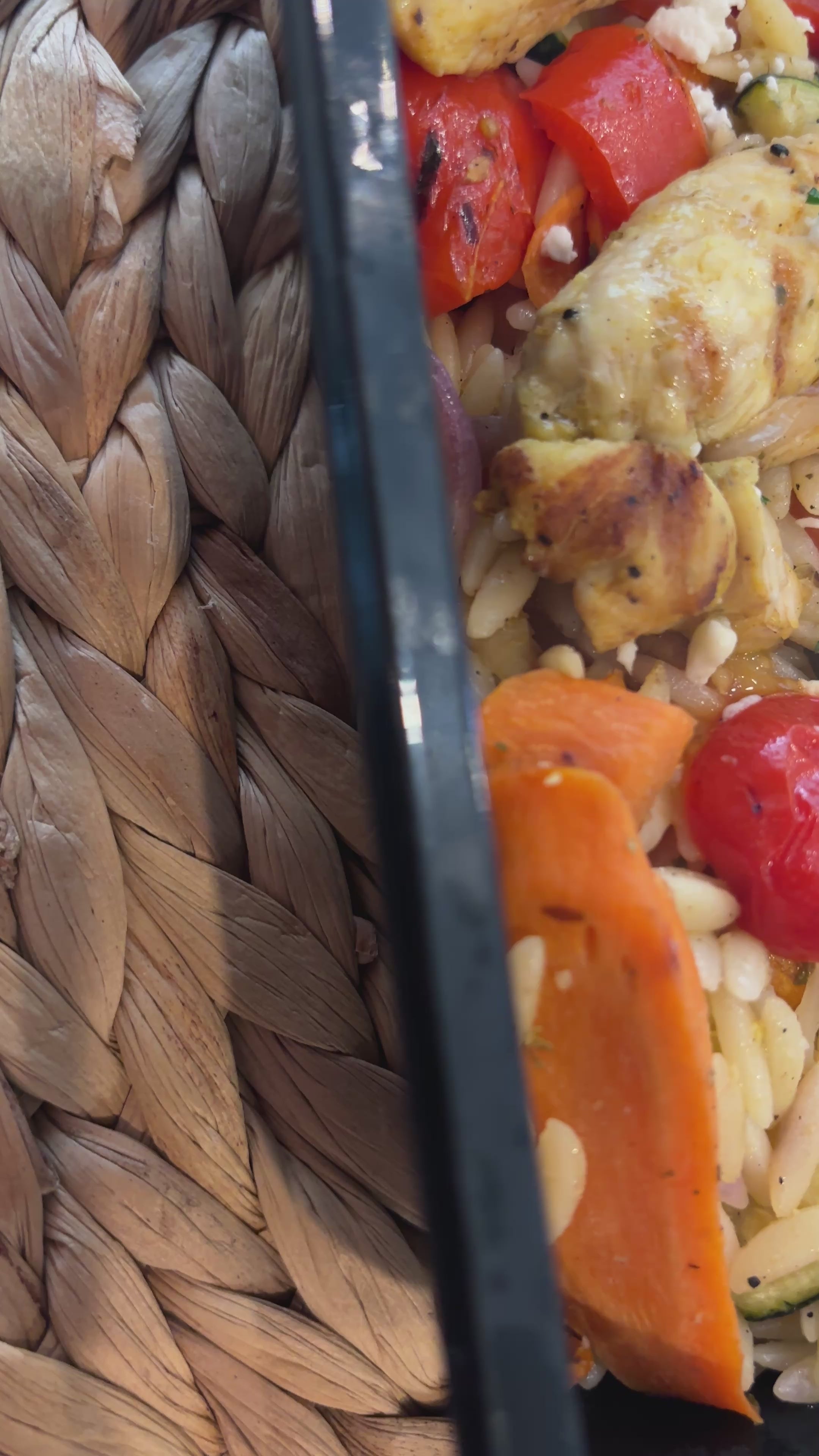 Mediterranean BBQ Chicken Orzo